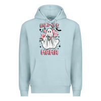 Blue Mist boo jee mama Premium Hoodie - MaliasSmallBusiness