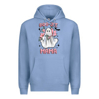 Colony Blue boo jee mama Premium Hoodie - MaliasSmallBusiness
