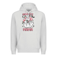 Dove Grey boo jee mama Premium Hoodie - MaliasSmallBusiness