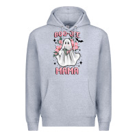 Heather Grey boo jee mama Premium Hoodie - MaliasSmallBusiness