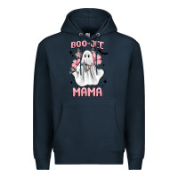 Navy boo jee mama Premium Hoodie - MaliasSmallBusiness