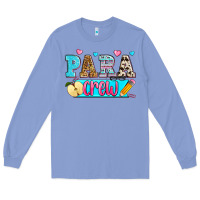 Colony Blue para crew Long Sleeve Tee - Zillion Design Studio
