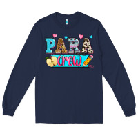 Navy para crew Long Sleeve Tee - Zillion Design Studio