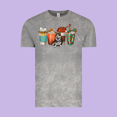 Alaskan Husky Dog Coffee Cups Vintage Tee Designed By Texasbilliewilder