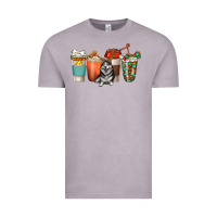 Vintage Zinc alaskan husky dog coffee cups Vintage Tee - texasbilliewilder