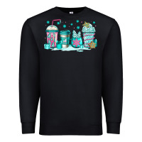 Winter Christmas Tree Cakes Coffee Premium Sweatshirt | Teevron