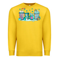 Lemon winter Christmas tree cakes coffee Premium Sweatshirt - Jasminsmagicworld