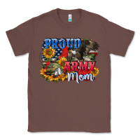 Chestnut Proud army mom 4th of july Classic Tee - CowGirlArtShop