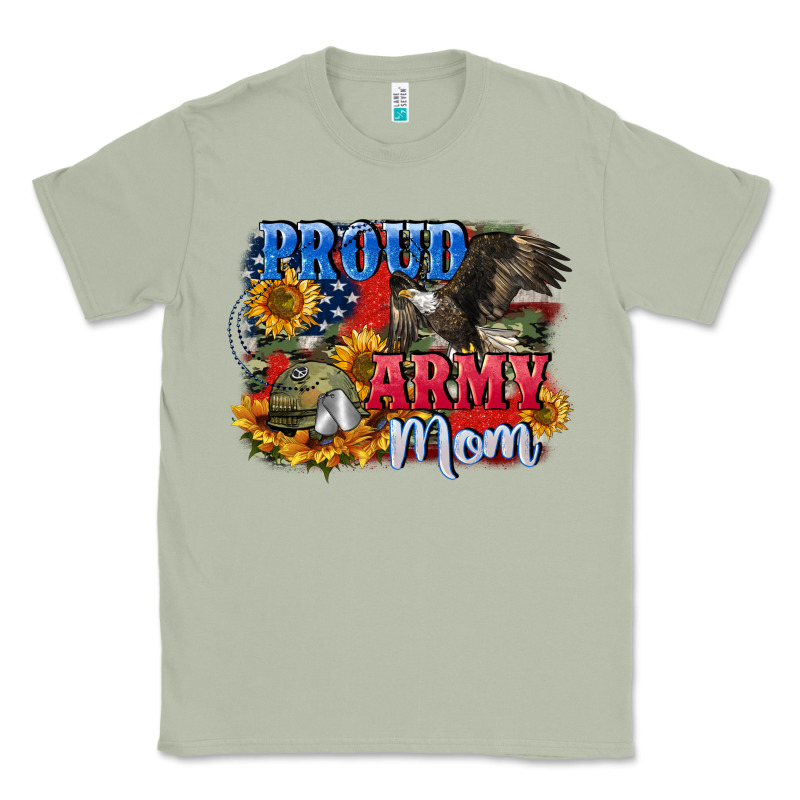 Proud Army Mom 4th Of July Classic Tee by CowGirlArtShop | Teevron