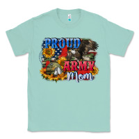 Seafoam Proud army mom 4th of july Classic Tee - CowGirlArtShop