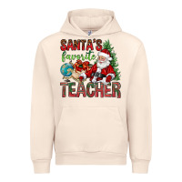 Sandshell Santa's Favorite Teacher Urban Hoodie - BundleAndBundleShop