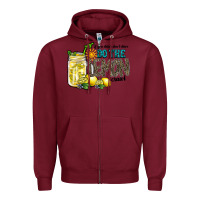 Burgundy if you drink dont drive do the lemon crawl Zipper Hoodie - RacoonDesign