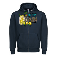 Navy if you drink dont drive do the lemon crawl Zipper Hoodie - RacoonDesign