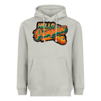 Hello Pumpkin Black Heavyweight Hoodie | Teevron