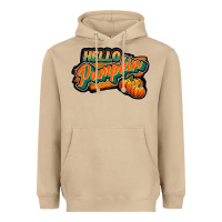 Mushroom hello pumpkin black Heavyweight Hoodie - JahusDesignShop