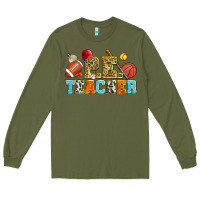 Army Green p.e. teacher Long Sleeve Tee - Zillion Design Studio