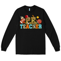 Black p.e. teacher Long Sleeve Tee - Zillion Design Studio