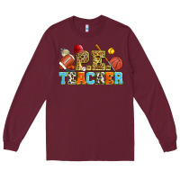 Burgundy p.e. teacher Long Sleeve Tee - Zillion Design Studio
