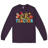 Plum p.e. teacher Long Sleeve Tee - Zillion Design Studio
