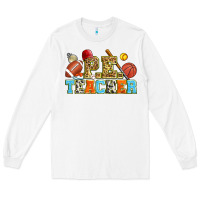 White p.e. teacher Long Sleeve Tee - Zillion Design Studio