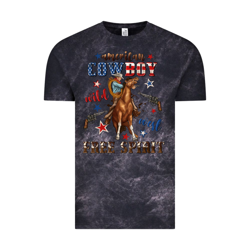American Cowboy Wild West Free Spirit Vintage Tee by texasbilliewilder | Teevron