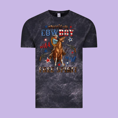 Vintage Tee american cowboy wild west free spirit