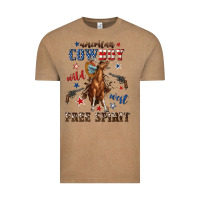 Vintage Coffee american cowboy wild west free spirit Vintage Tee - texasbilliewilder