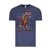 Vintage Denim american cowboy wild west free spirit Vintage Tee - texasbilliewilder