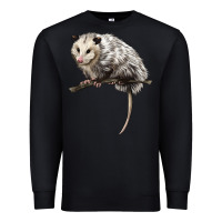 Black opossum Premium Sweatshirt - LillyAllenDesigns