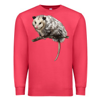 Cardinal opossum Premium Sweatshirt - LillyAllenDesigns
