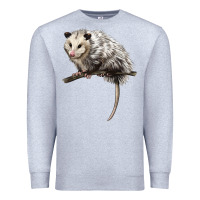Heather Grey opossum Premium Sweatshirt - LillyAllenDesigns