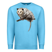 Ocean Blue opossum Premium Sweatshirt - LillyAllenDesigns