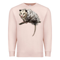 Pale Pink opossum Premium Sweatshirt - LillyAllenDesigns