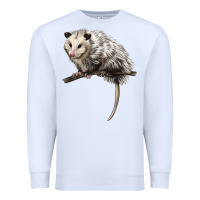 White opossum Premium Sweatshirt - LillyAllenDesigns