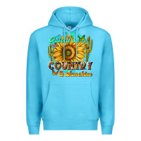 Ocean Blue raised on country  sunshine Premium Hoodie - NancyCooperArtShop