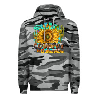 Slate Camo raised on country  sunshine Premium Hoodie - NancyCooperArtShop