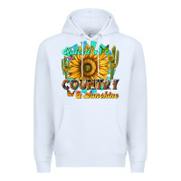 White raised on country  sunshine Premium Hoodie - NancyCooperArtShop