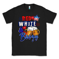 Red White And Boozy 4th Of July Classic Tee | Teevron
