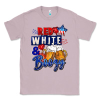 Lilac Red white and boozy 4th of july Classic Tee - CowGirlArtShop