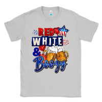 Moon Dust Red white and boozy 4th of july Classic Tee - CowGirlArtShop