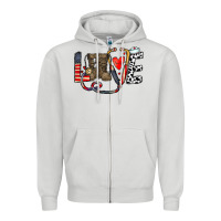 America Nurse Zipper Hoodie | Teevron