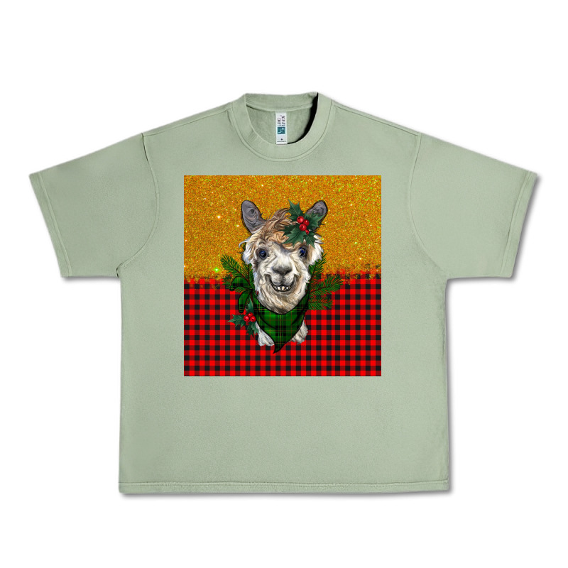 Christmas Alpacas Urban Heavy Tee by BarkalooDesign | Teevron