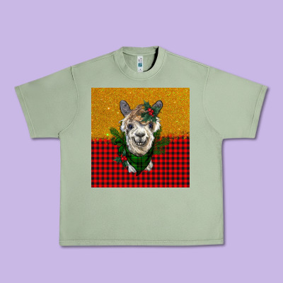 Christmas Alpacas Urban Heavy Tee Designed By Barkaloodesign