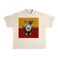 Sandshell christmas alpacas Urban Heavy Tee - BarkalooDesign