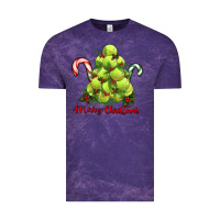 Cloud Purple Merry Christmas Tennis Vintage Tee - RanaPortraitStore