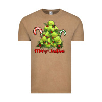 Vintage Coffee Merry Christmas Tennis Vintage Tee - RanaPortraitStore