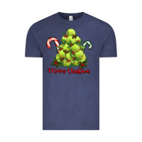 Vintage Denim Merry Christmas Tennis Vintage Tee - RanaPortraitStore