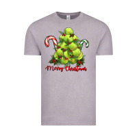 Vintage Zinc Merry Christmas Tennis Vintage Tee - RanaPortraitStore