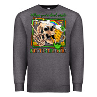 Charcoal Heather when you're dead inside but it's st patricks Premium Sweatshirt - Jasminsmagicworld