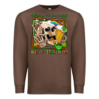 Chestnut when you're dead inside but it's st patricks Premium Sweatshirt - Jasminsmagicworld